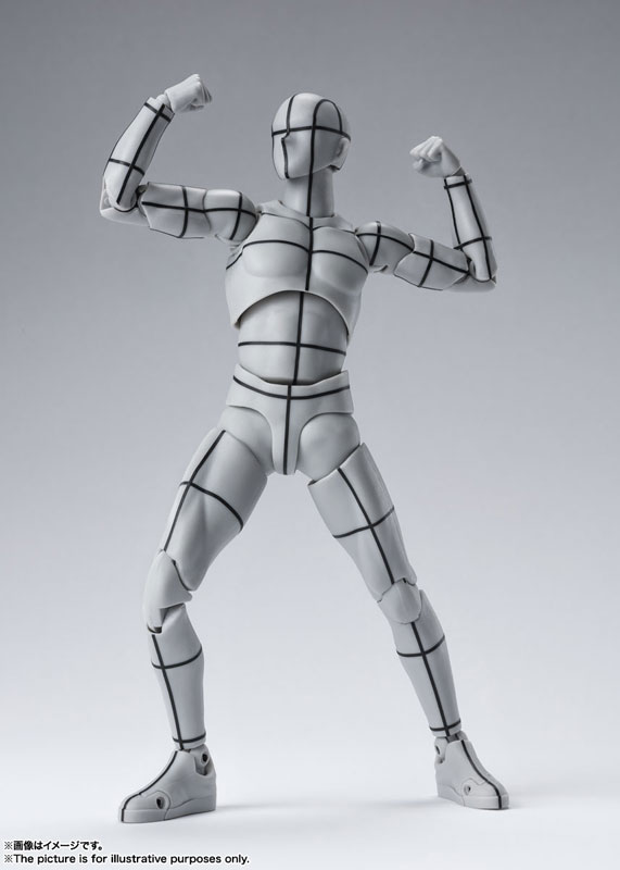 S.H.Figuarts Body-kun -Wire Frame- (Gray Color Ver.)