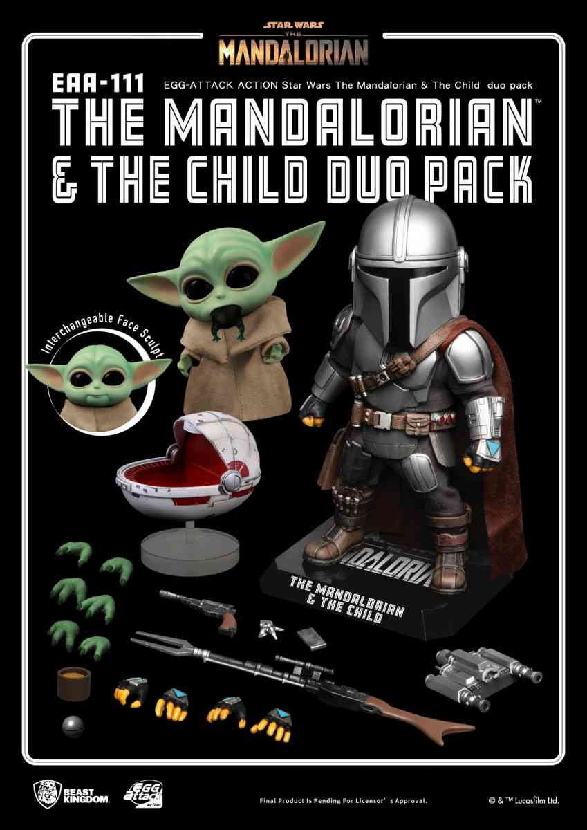 THE MANDALORIAN EAA-111 MANDALORIAN & THE CHILD DUO ACTIONFIGUREN SET