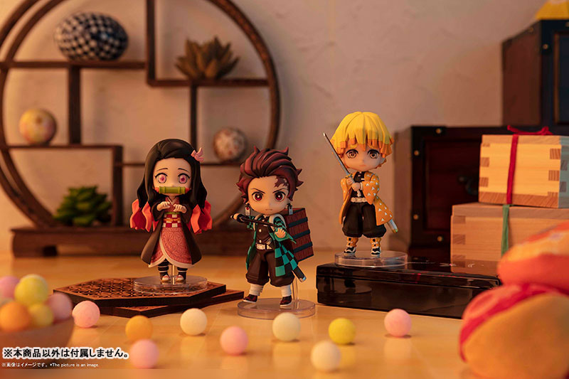 Figuarts mini Tanjiro Kamado, Nezuko Kamado, Zenitsu Agatsuma 3Figure Set (Demon Slayer: Kimetsu no Yaiba)