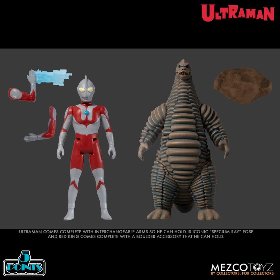 5 POINTS Ultraman & Red King Boxed Set