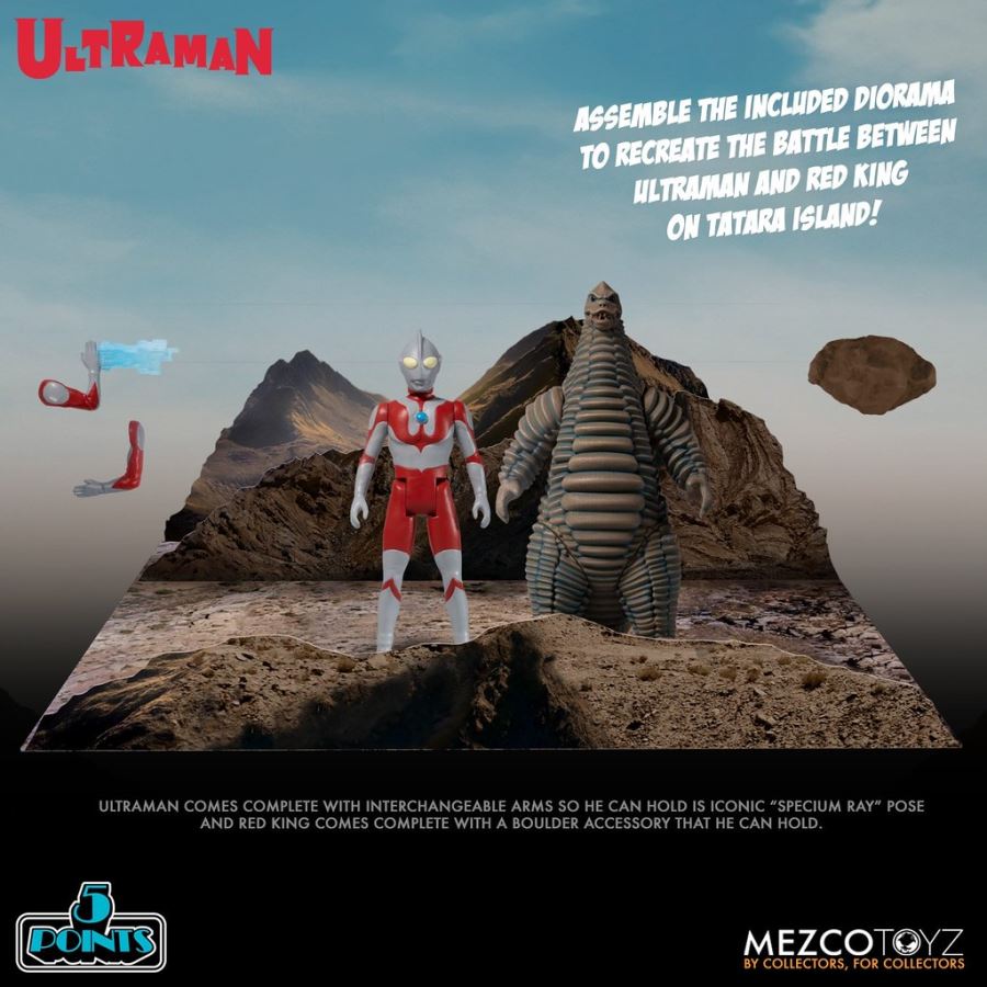 5 POINTS Ultraman & Red King Boxed Set