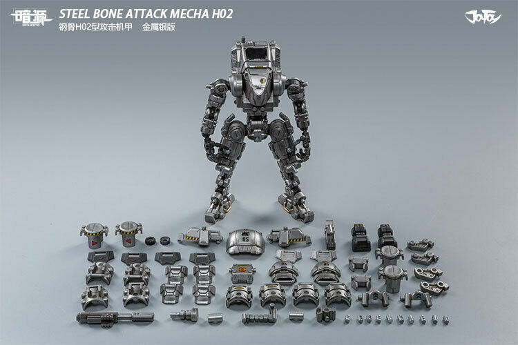 STEEL BONE ATTACK MECHA H02 (Silver)
