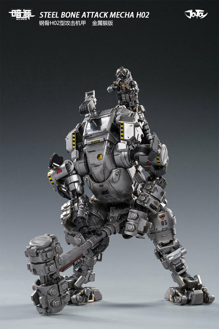 STEEL BONE ATTACK MECHA H02 (Silver)