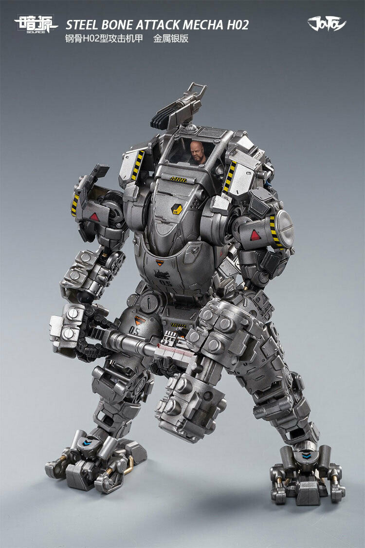 STEEL BONE ATTACK MECHA H02 (Silver)