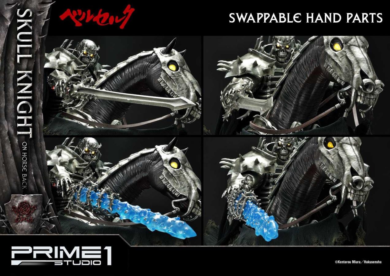 Berserk Skull Knight on horseback