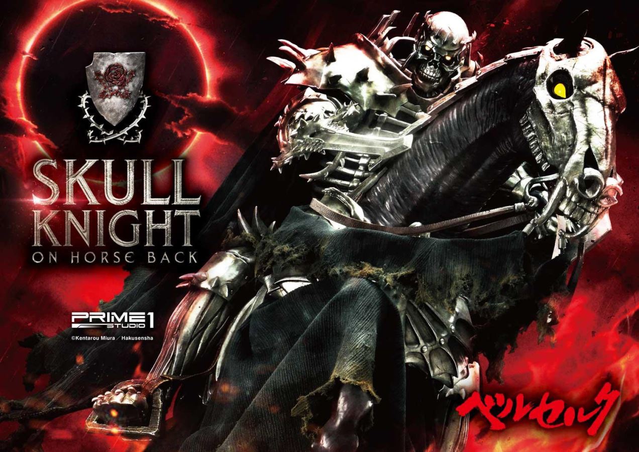 Berserk Skull Knight on horseback