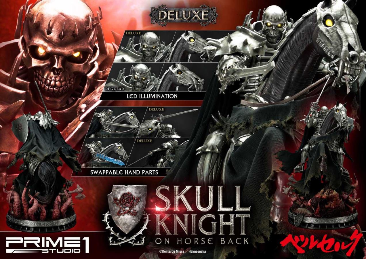 Berserk Skull Knight on horseback Deluxe Version