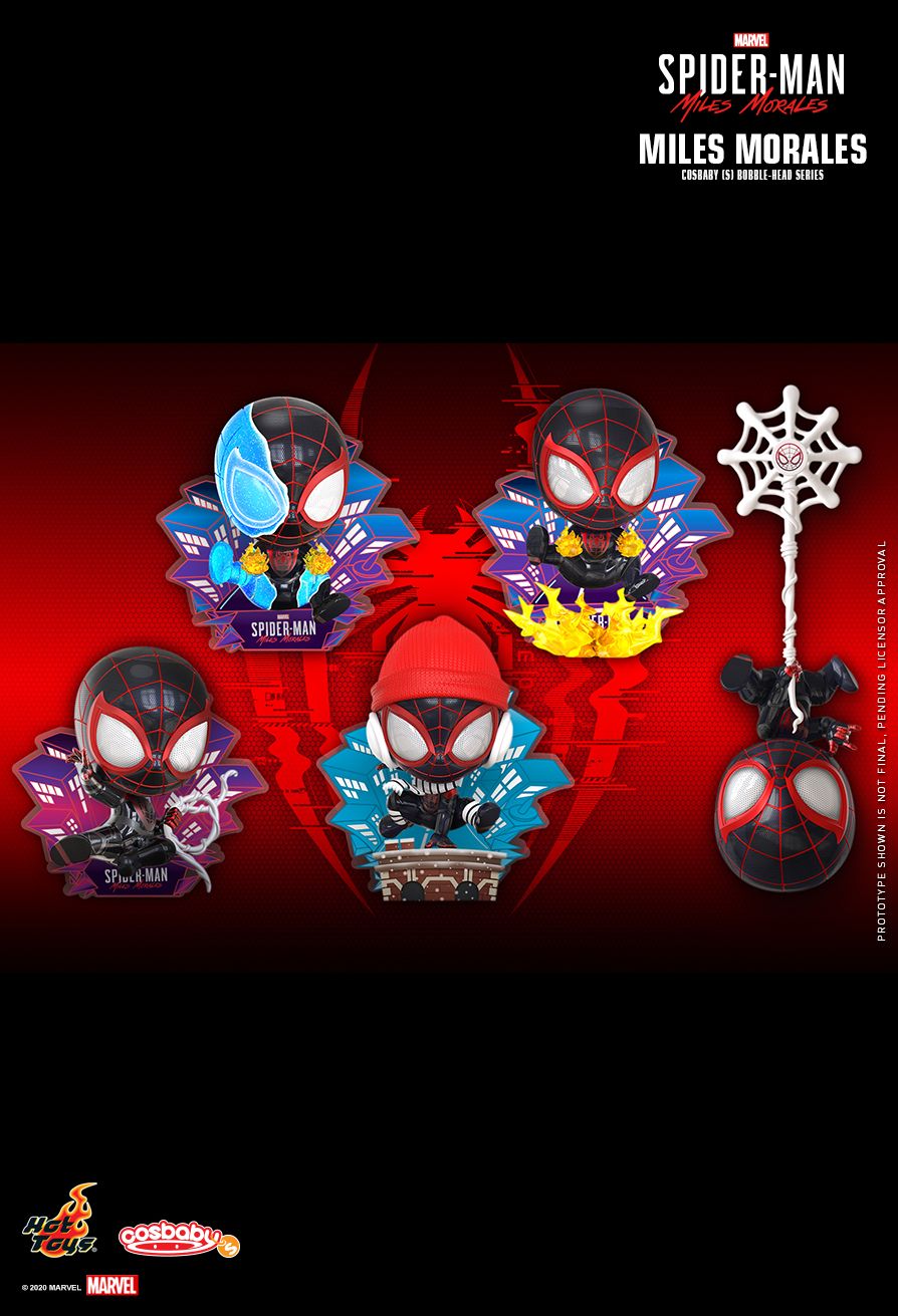 MARVEL’S SPIDER-MAN: MILES MORALES COSBABY (S) BOBBLE-HEAD