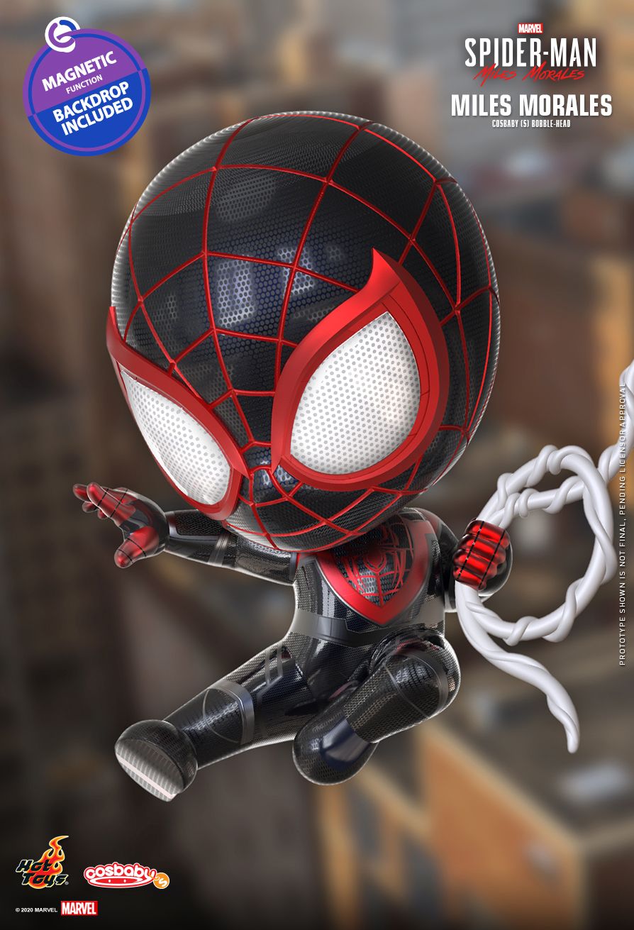 MARVEL’S SPIDER-MAN: MILES MORALES COSBABY (S) BOBBLE-HEAD
