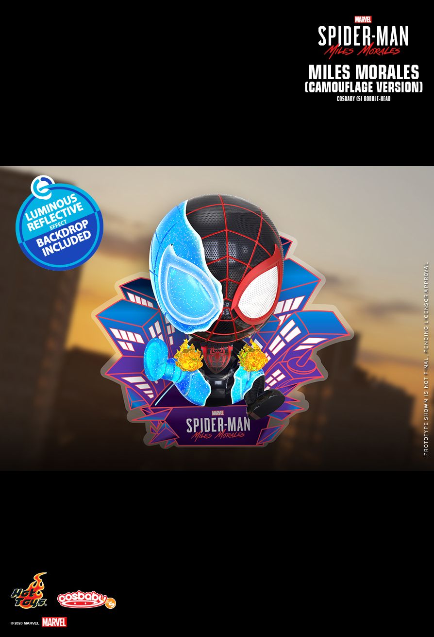 MARVEL’S SPIDER-MAN: MILES MORALES COSBABY (S) BOBBLE-HEAD