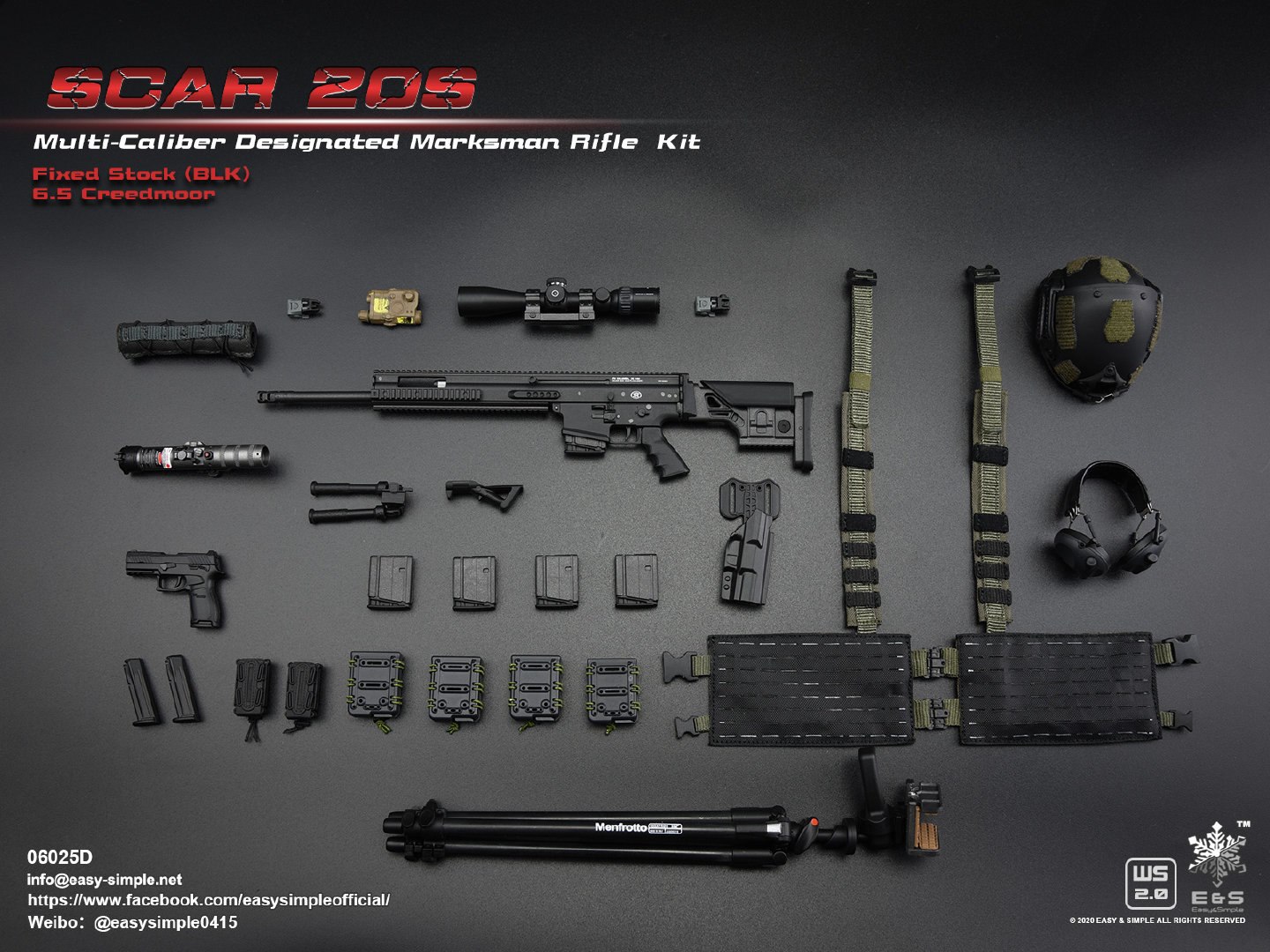 1/6 SCAR 20S series weapon
