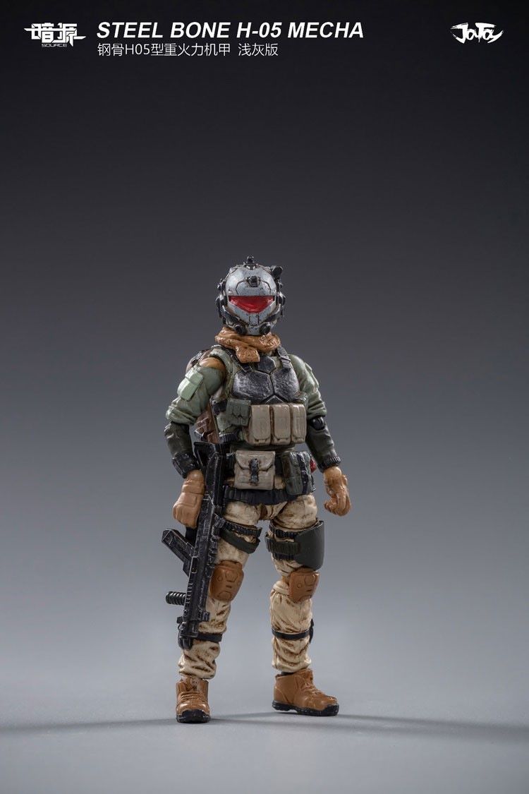 JT0418 1/25 : STEEL BONE H-05 Heavy firepower MECHA (gray)
