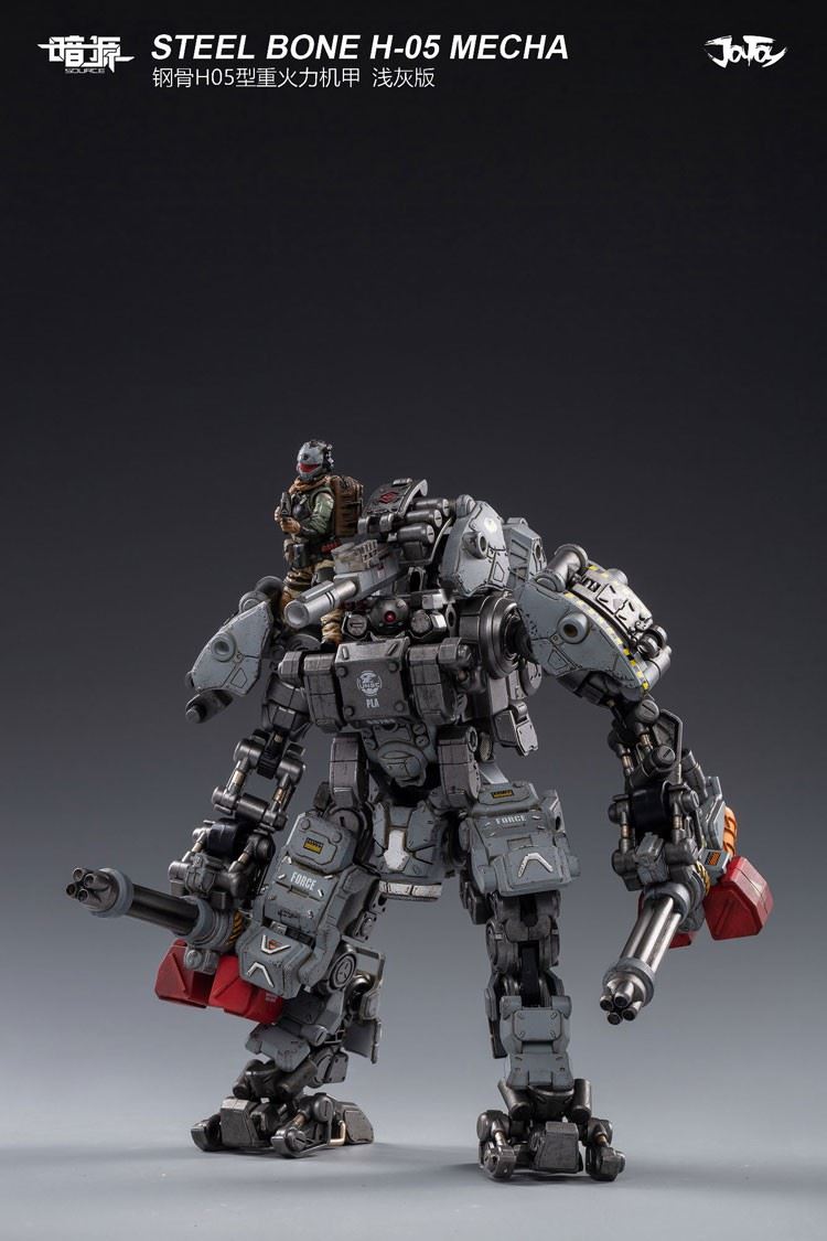 JT0418 1/25 : STEEL BONE H-05 Heavy firepower MECHA (gray)