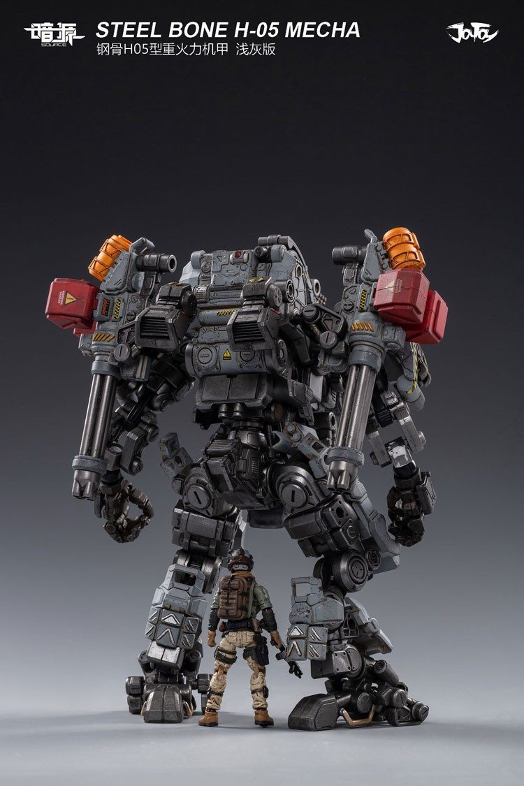 JT0418 1/25 : STEEL BONE H-05 Heavy firepower MECHA (gray)