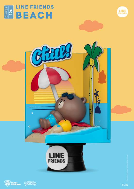 Dream-Selected Line Friends-Love Letter/Sports/Vendor/Beach