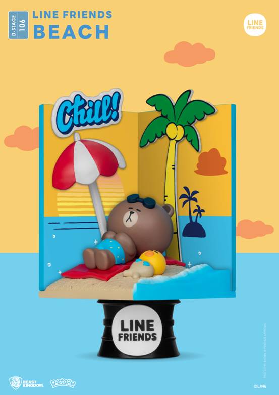 Dream-Selected Line Friends-Love Letter/Sports/Vendor/Beach