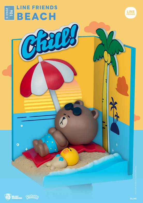 Dream-Selected Line Friends-Love Letter/Sports/Vendor/Beach