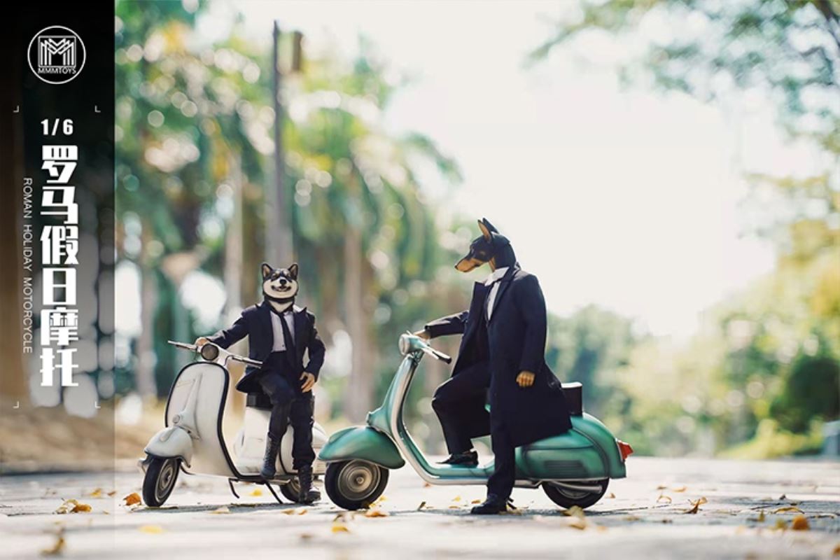Vespa Roman Holiday Motorcycle 1/6