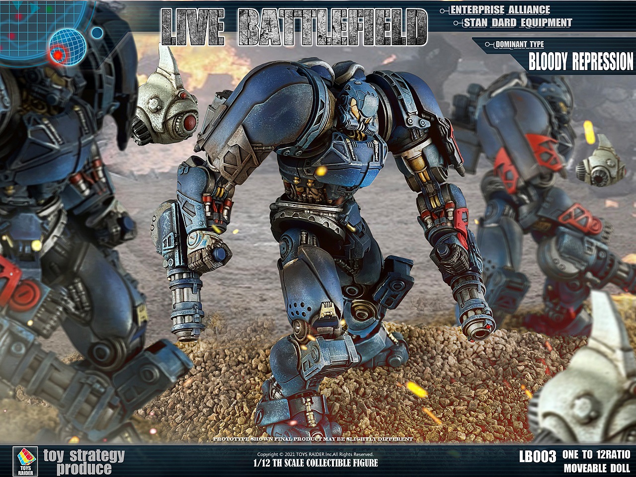 LIVE BATTLEFIELD - CONQUEROR MECHA 1/12