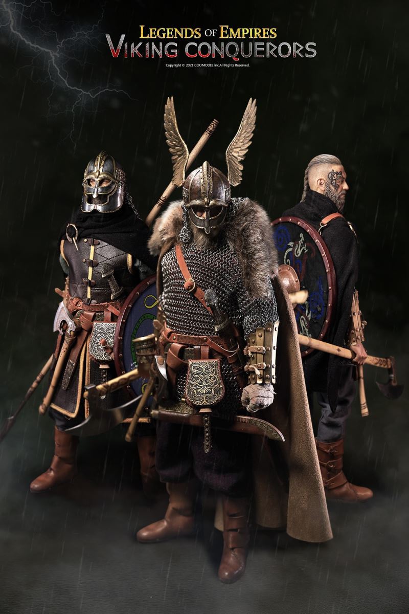 Legend of the Empire - Viking Conqueror-Warrior, Berserker, Lord #EL001/EL002/EL003