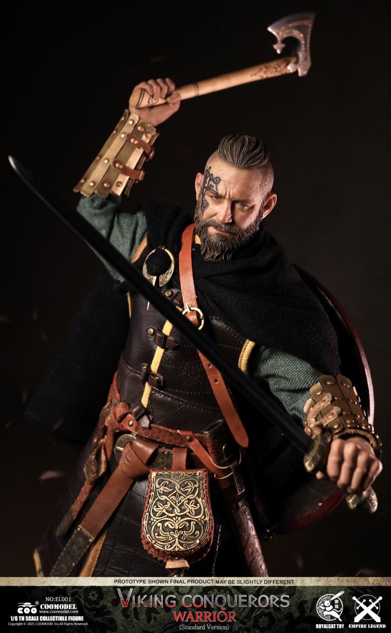 Legend of the Empire - Viking Conqueror-Warrior, Berserker, Lord #EL001/EL002/EL003
