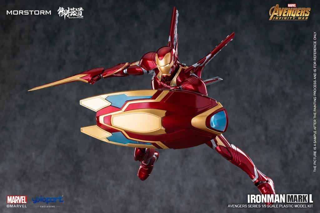 Morstorm x Eastern Model Iron Man Mark 50 1/9 Scale Model Kit – Avengers Infinity Wars