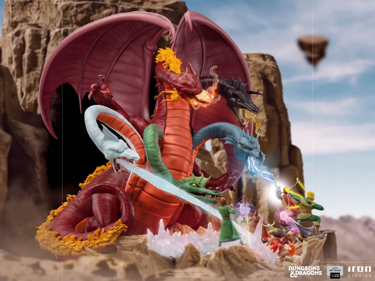 Dungeons and Dragons - The Battle of Tiamat Statue 1/20