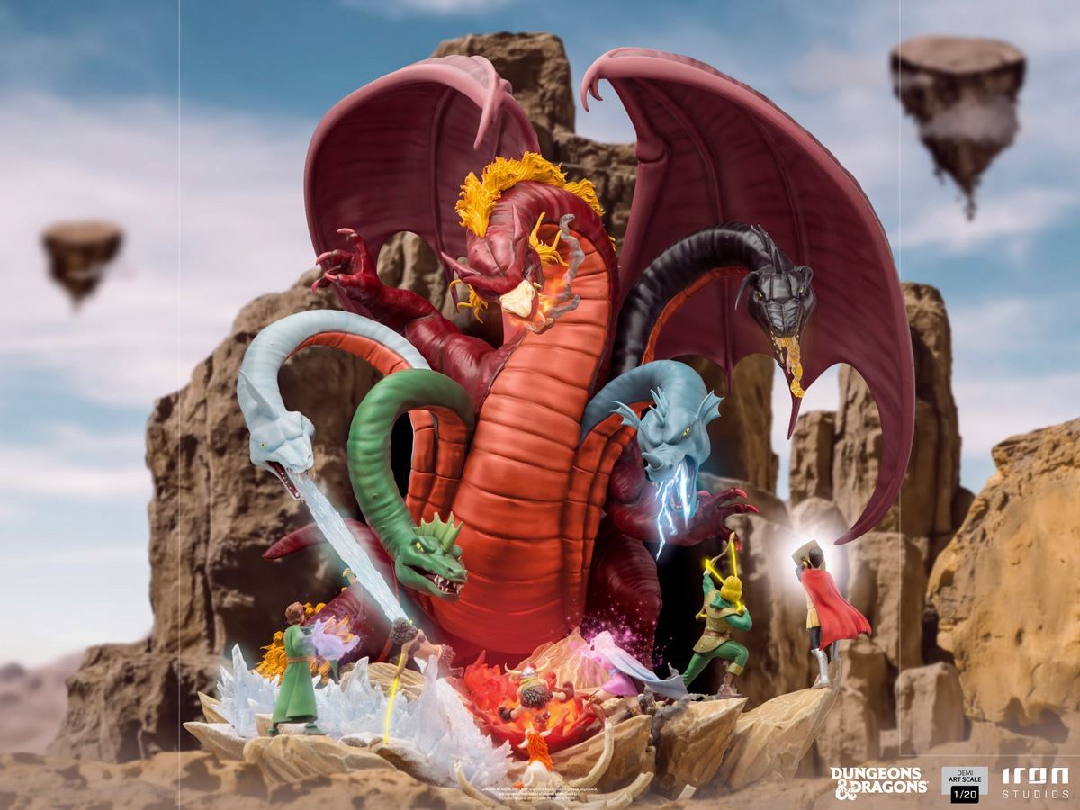 Dungeons and Dragons - The Battle of Tiamat Statue 1/20