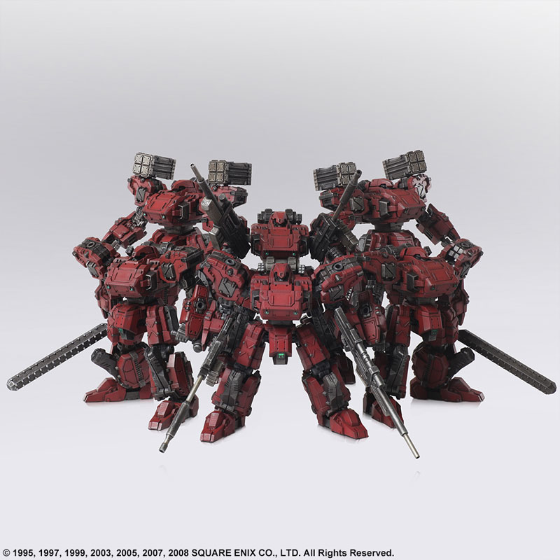 Front Mission Structure Arts Plastic Model Kit Vol.2 Frost Hell Wall 6pc Set