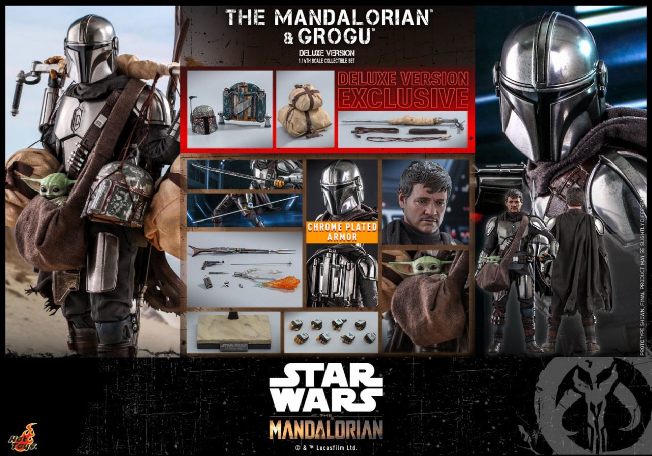 The Mandalorian and Grogu 1/6 Scale Collection Set (Deluxe Edition)