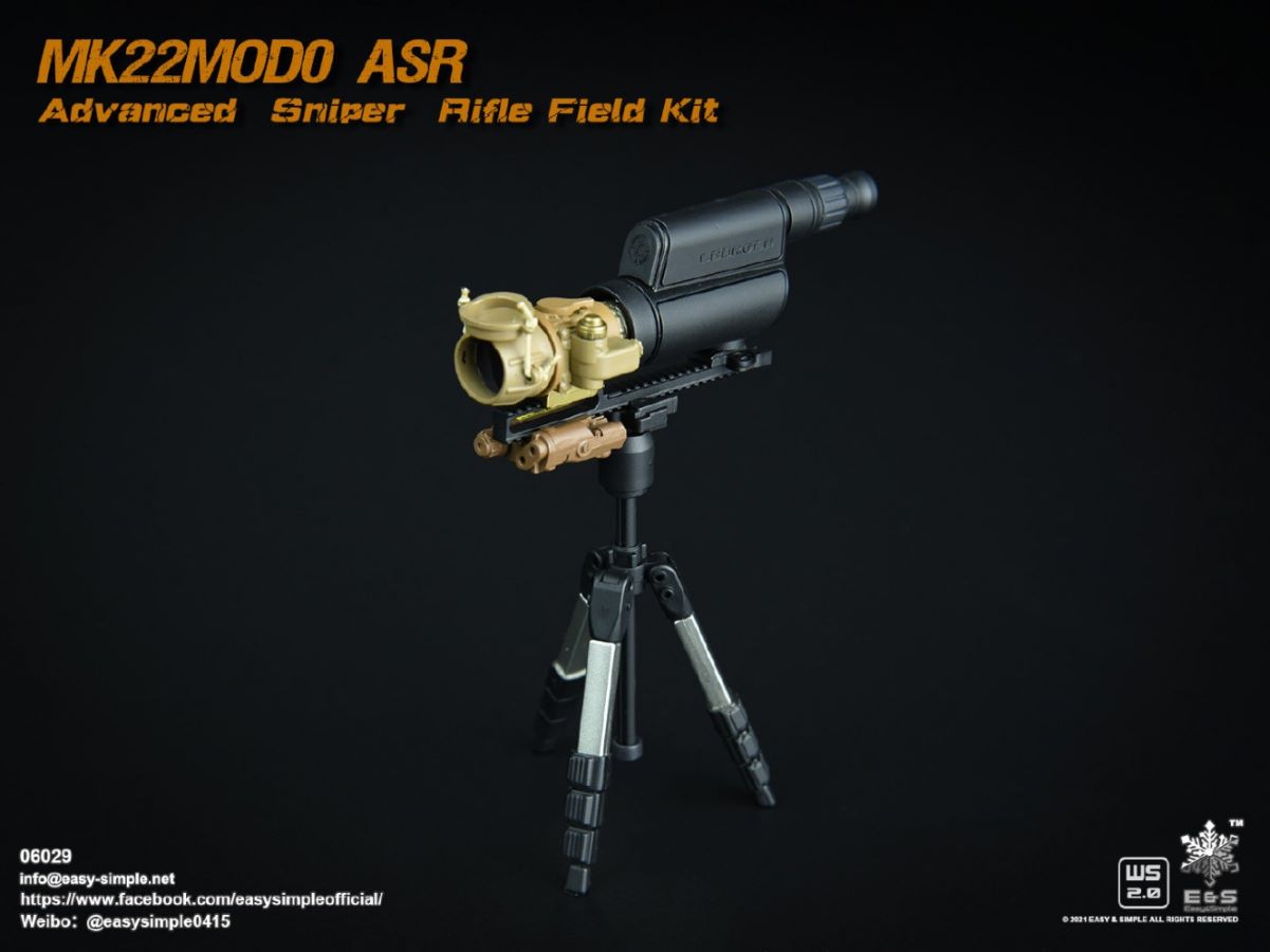 5 types Sniper rifle field equipment 1/6