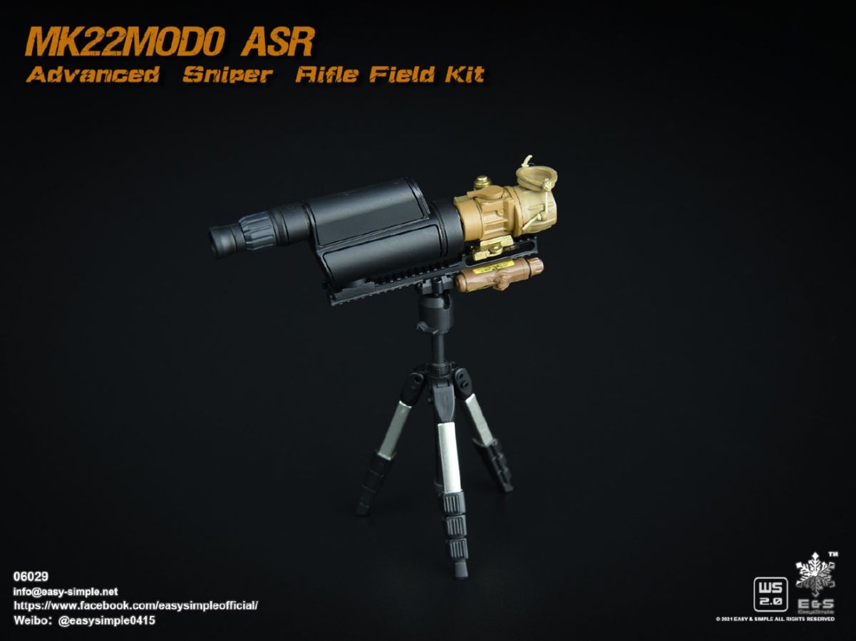 5 types Sniper rifle field equipment 1/6