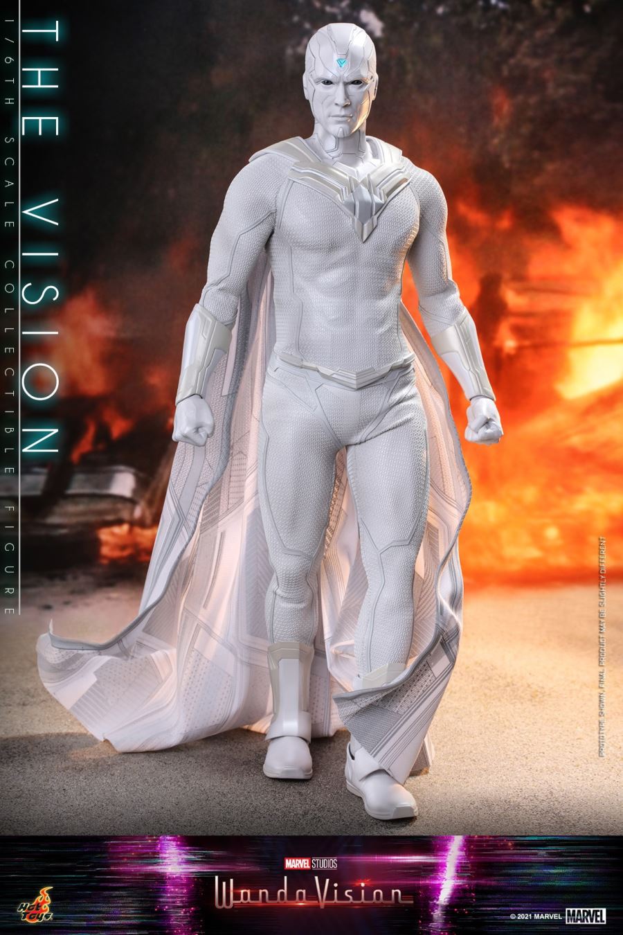 รีวิวภาพถ่ายจริง Hot Toys WandaVision White Vision