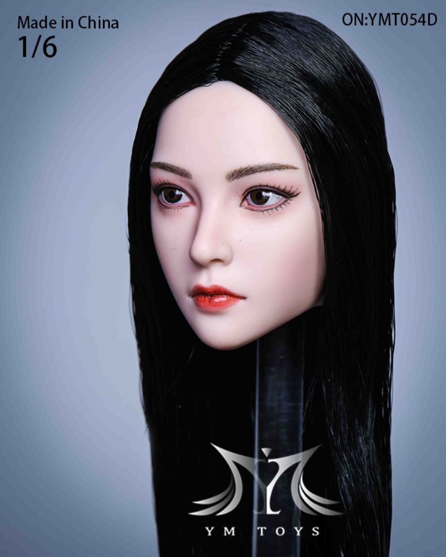 Hair transplant female head carving YMT053 YMT054