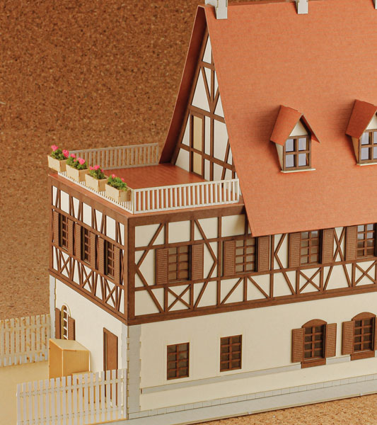 Ani-tecture: 02 Is the order a rabbit?? Rabbit House (Big!) 1/80 Paper Kit