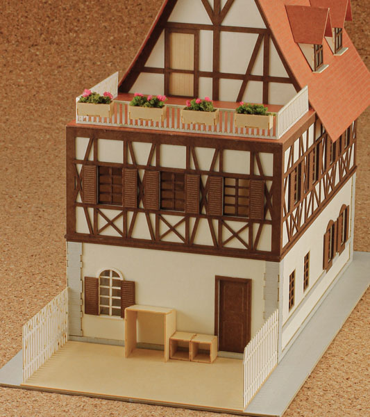 Ani-tecture: 02 Is the order a rabbit?? Rabbit House (Big!) 1/80 Paper Kit