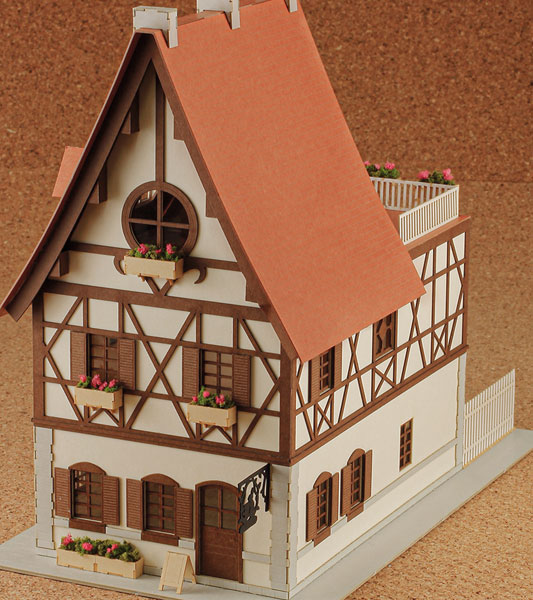 Ani-tecture: 02 Is the order a rabbit?? Rabbit House (Big!) 1/80 Paper Kit