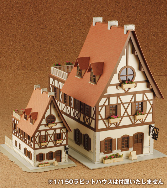 Ani-tecture: 02 Is the order a rabbit?? Rabbit House (Big!) 1/80 Paper Kit