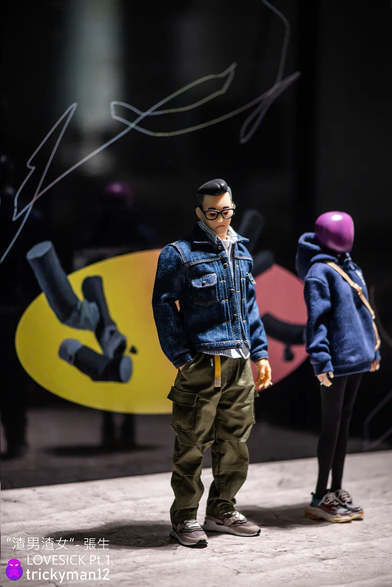 Trickyman12 - 1/6 Slacks Men and Women series of trendy action figures