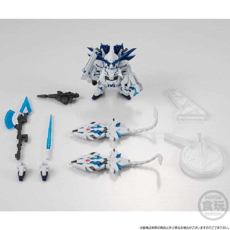 FW GUNDAM CONVERGE CORE Fully Equipped Unicorn Gundam (Destroy Mode)