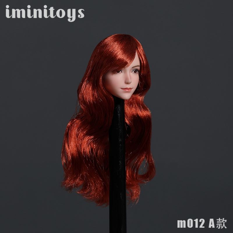 Female soldier M012 girl head carving