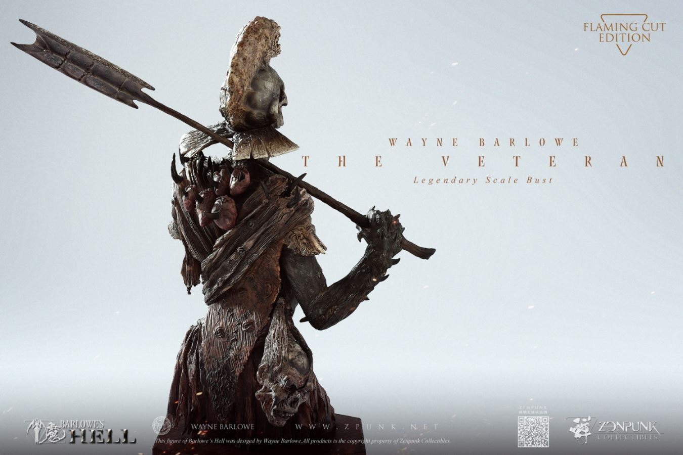 Barlowe's Hell - THE VETERAN Legendary Scale Bust FLAMING CUT EDITION & CENTURION EDITION