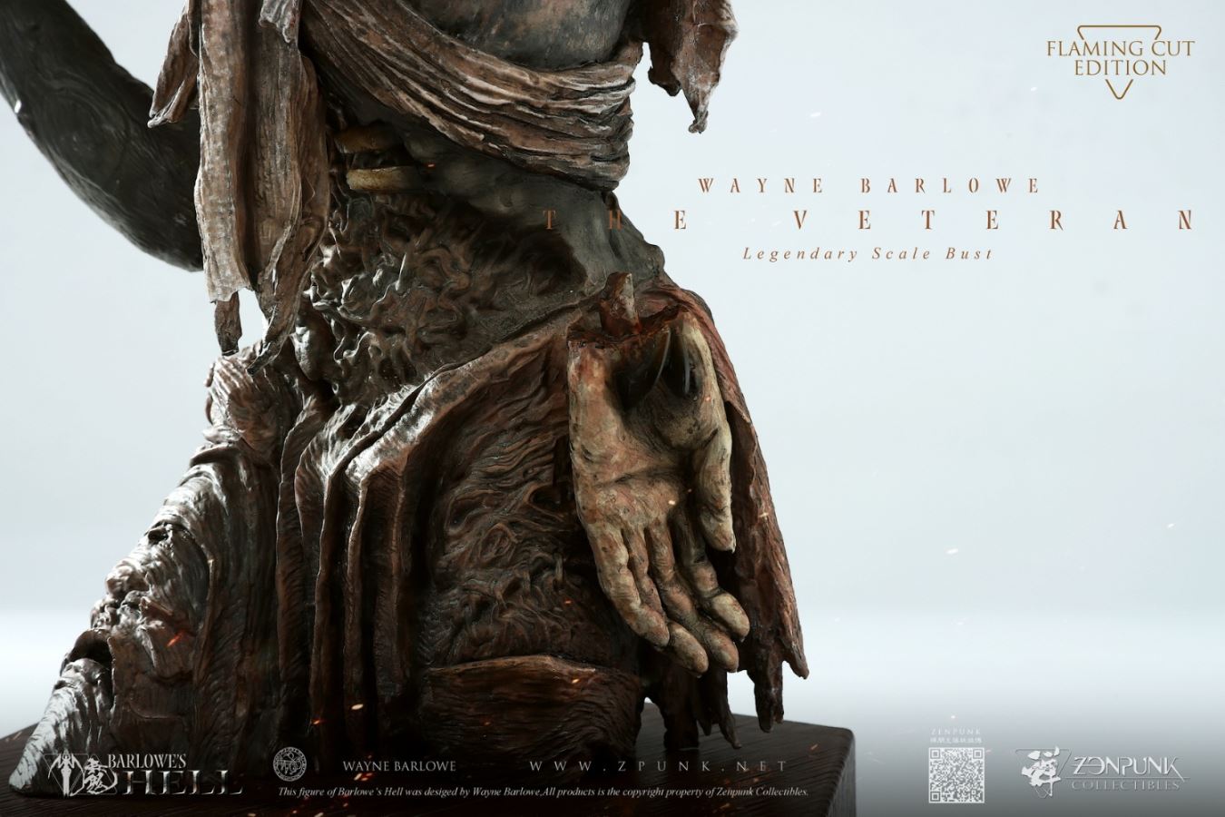 Barlowe's Hell - THE VETERAN Legendary Scale Bust FLAMING CUT EDITION & CENTURION EDITION