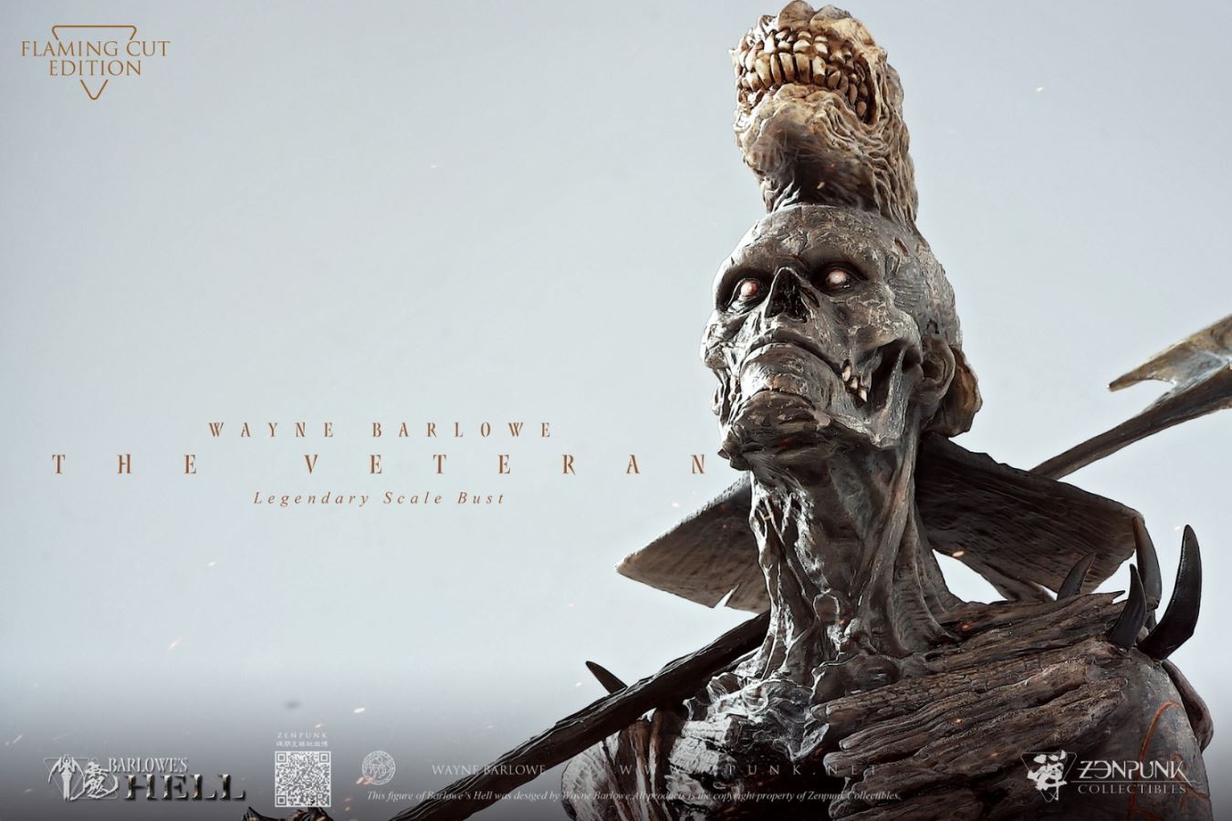 Barlowe's Hell - THE VETERAN Legendary Scale Bust FLAMING CUT EDITION & CENTURION EDITION