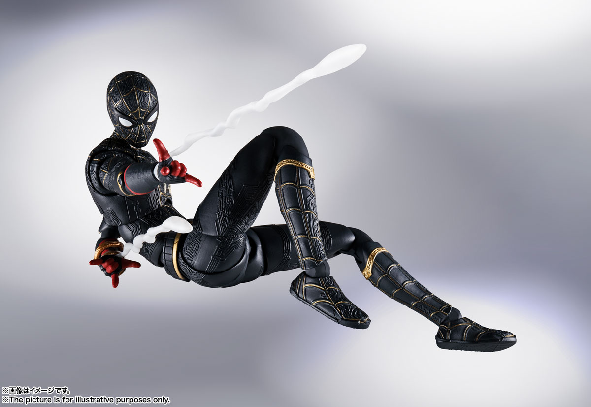 Spider-Man: No Way Home - S.H.Figuarts Spider-Man -Black and Gold Suit-