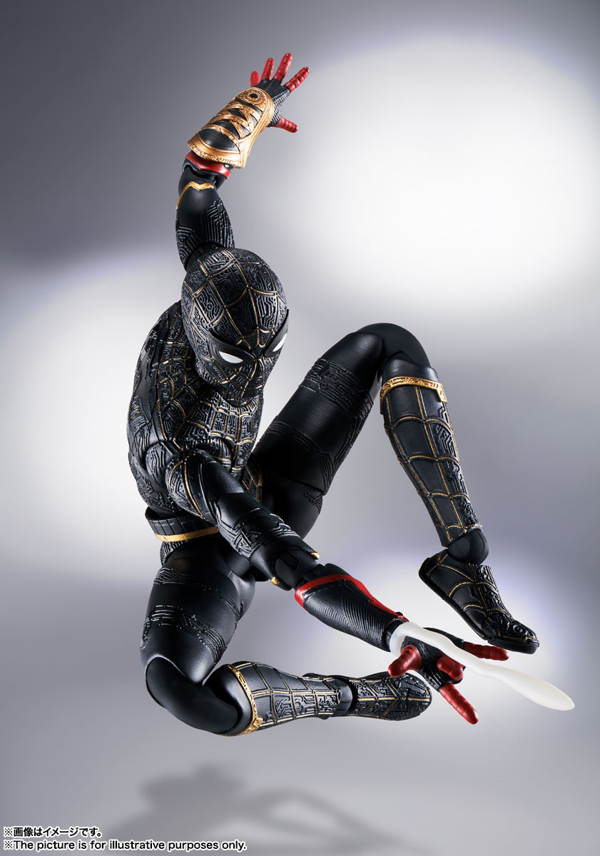 Spider-Man: No Way Home - S.H.Figuarts Spider-Man -Black and Gold Suit-