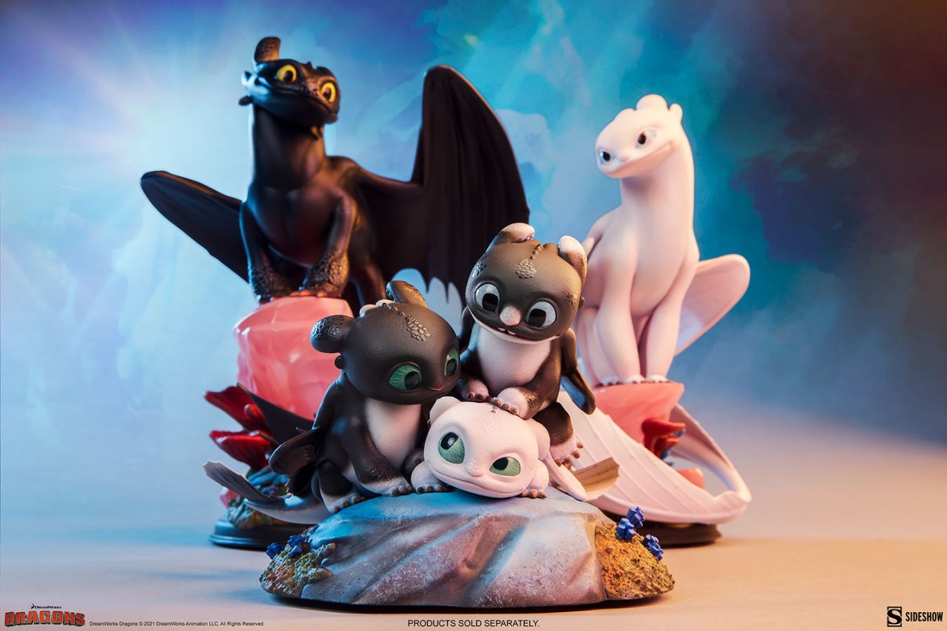 Dart, Pouncer, and Ruffrunner -  How to Train Your Dragon