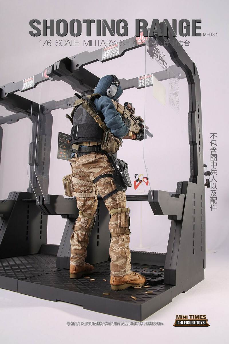 Soldier shooting platform scene 1/6