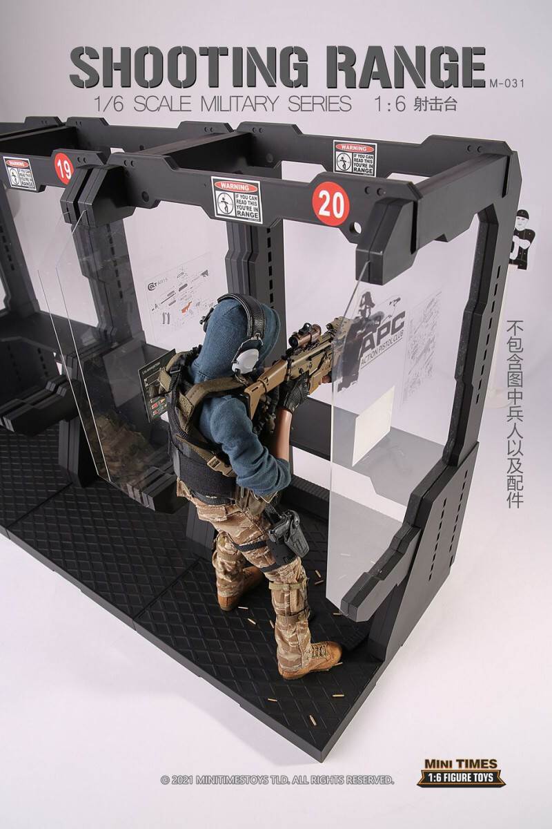 Soldier shooting platform scene 1/6