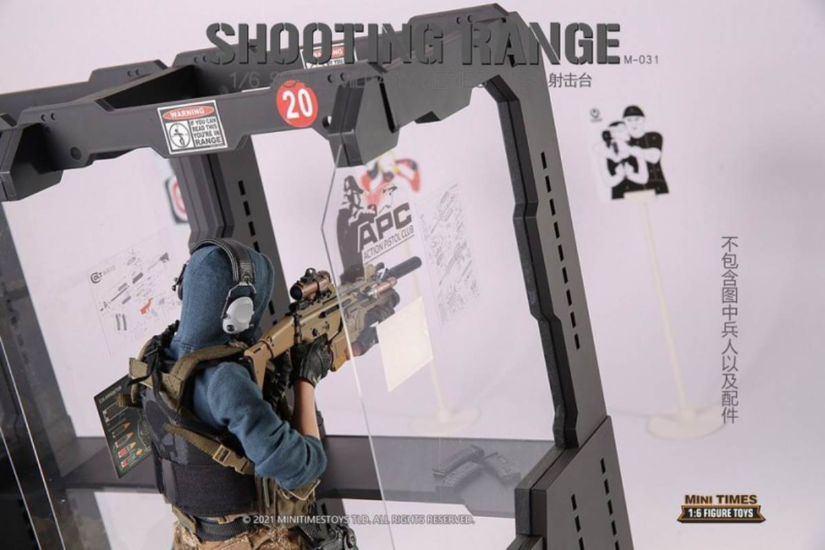 Soldier shooting platform scene 1/6